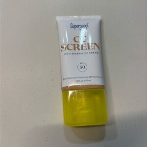 NEW Supergoop! CC Screen 100% Mineral CC Cream SPF 50 in 306W